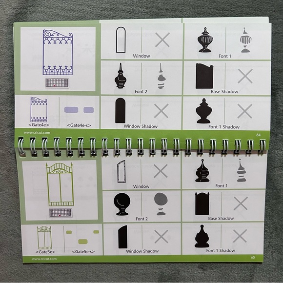 Cricut ORNAMENTAL IRON shapes & font - Picture 4 of 14